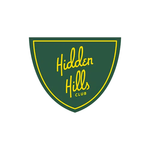 Hidden hills club logo. The home emblem of the Hidden Hills Club logo is a symbol of warmth and comfort.