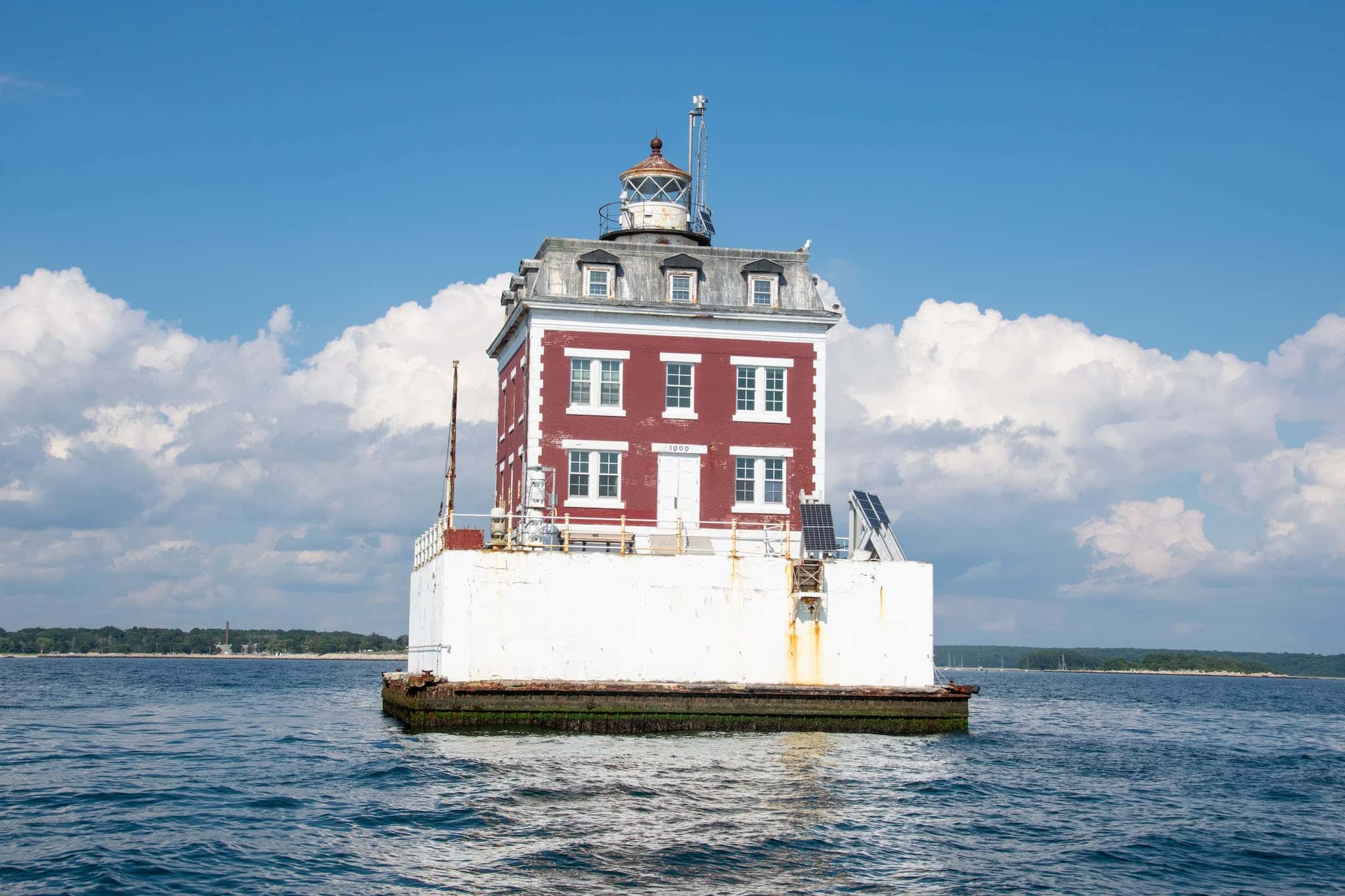 New London Ledge Lighthouse in connecticut