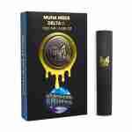 Muha Meds offers a Muha Meds Delta-10 Disposable Vapes 1g with a gold box.