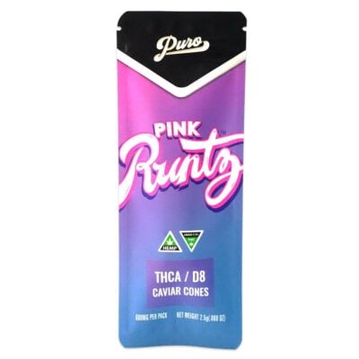 puro runtz caviar cones 2.5g pink runtz