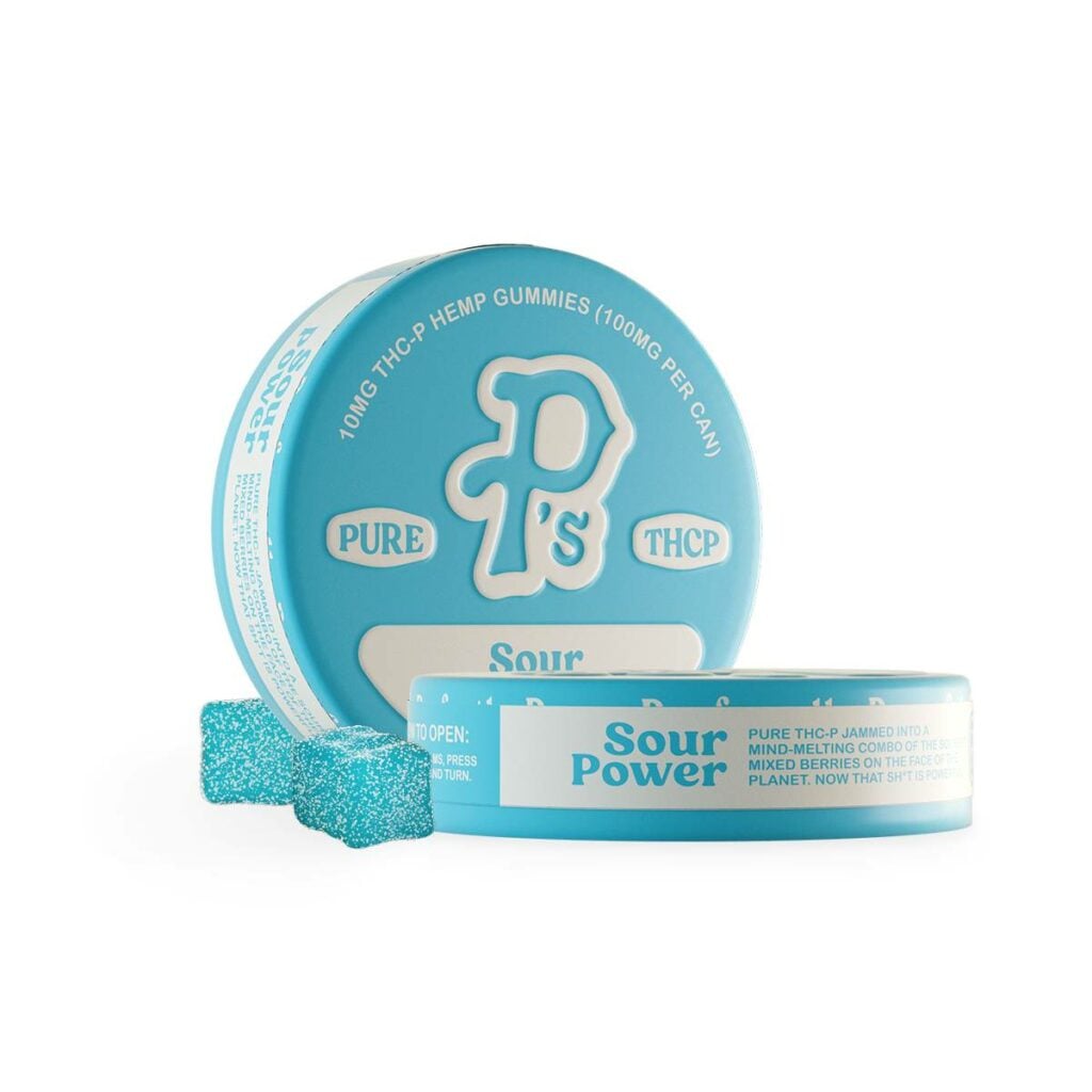 Pushin P’s Pure THCP Gummies 10pcs Sour Power