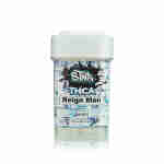An Official STNR Creations THC-A Flowers 3.5g can of reign man on a white surface.