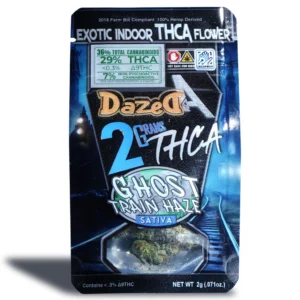 Dazed8 THCa Exotic Indoor Flower Ghost Train Haze 2g