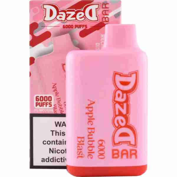 Introducing Dazed Bar 6000 Puff Disposable Vape, the ultimate disposable vape with 6000 puffs of pure satisfaction. Say goodbye to the hassle of refilling or recharging - Dazed Bar 6000 Puff Disposable Vape is here to