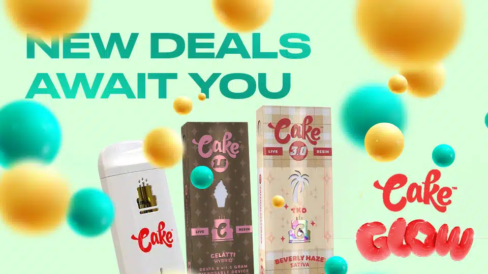 New deals await you at cake glow.