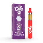The Cake Delta 8 Disposable Vape Pen White Runtz 2g is a sleek and stylish disposable vape pen available in white or black.