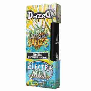 DazedA THCa Diamonds Sauze Disposable Vape Pen Electric Maui 2g