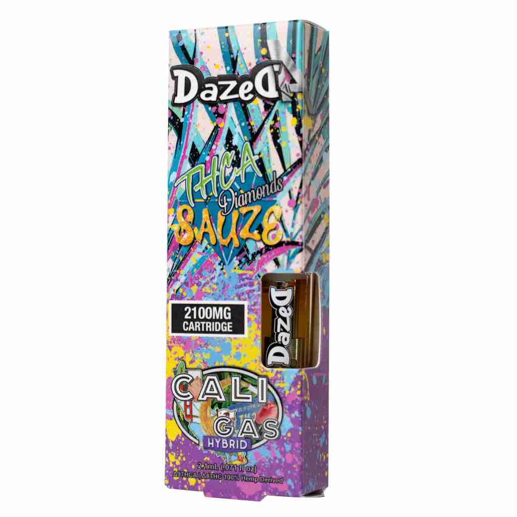 DazedA THC A Diamonds Sauze Vape Cartridges Cali gas