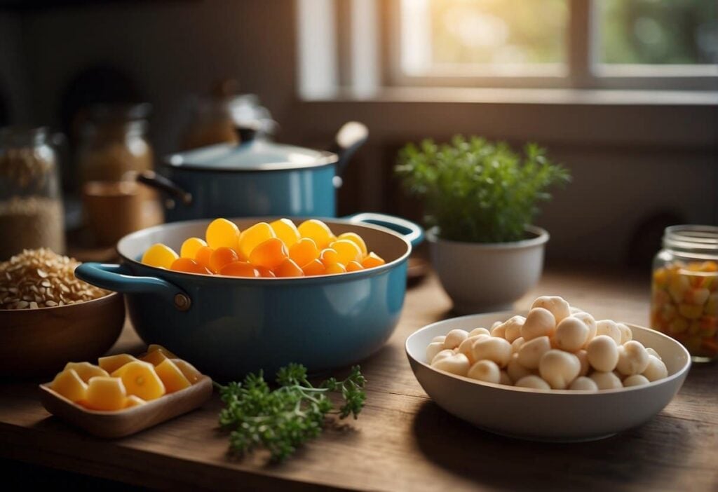 Freshly prepared mushroom gummies at home.