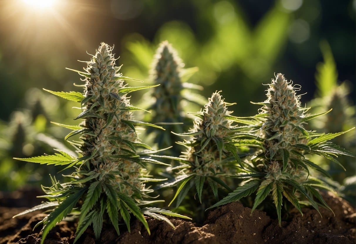 High Quality Sativa Cannabis Strain Growing outdoor