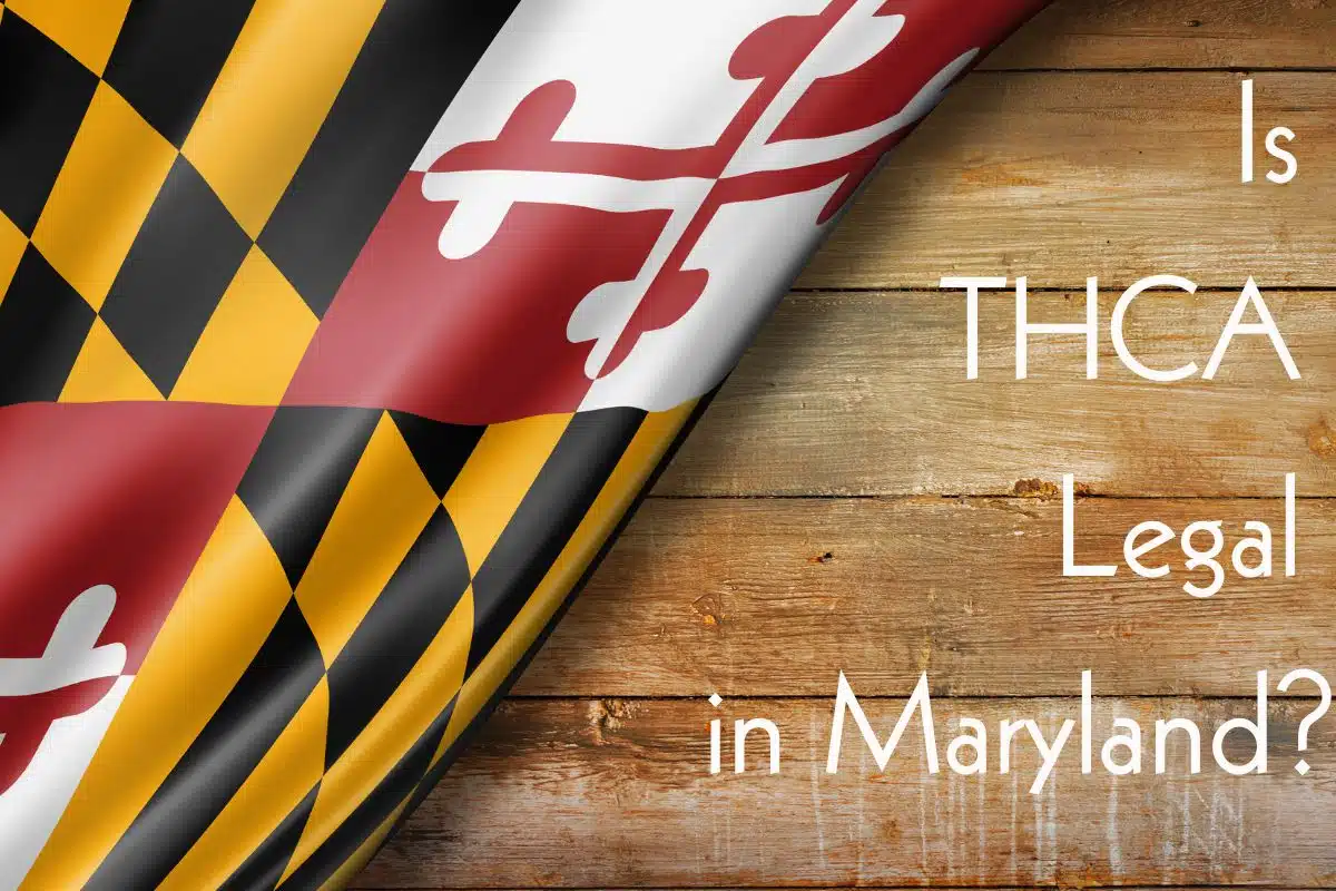 Is THCA legal in Maryland banner?