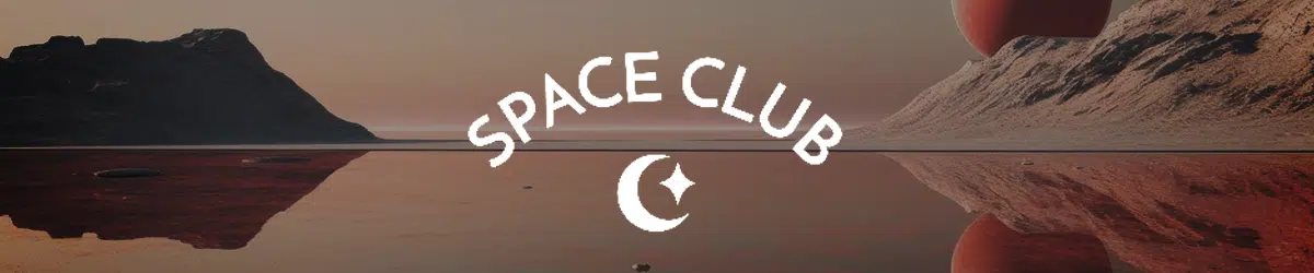 Space club logo banner