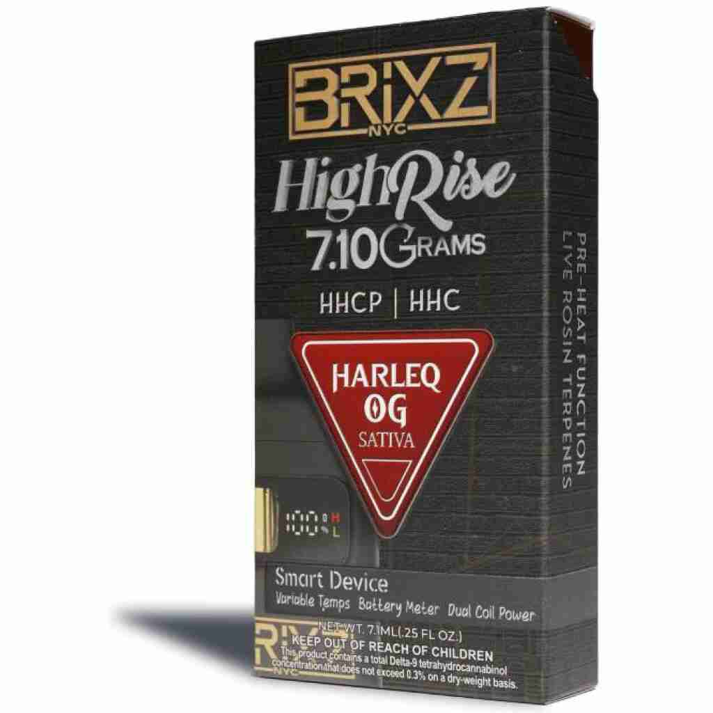 BRIXZ High Rise HHC + HHCP Disposable 7.1g Harleq OG - Sativa