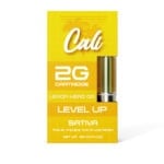 cali extra levle up cartridges 2g lemon head og