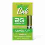 A package of Official STIIIZY Vape Pen & Cali Extrax Level-Up Live Resin Cartridges 2g.