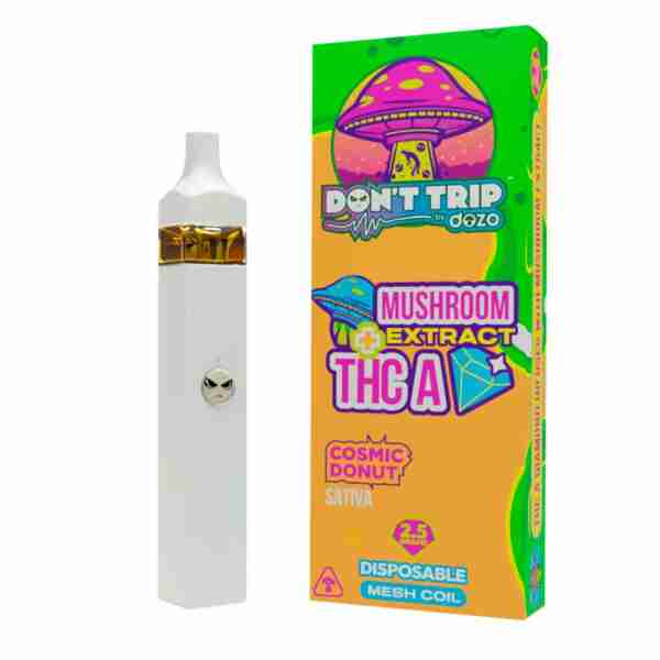 Don't trip, experience the benefits of Dozo Mushroom Extract + THCA Disposables 2.5 Gram.