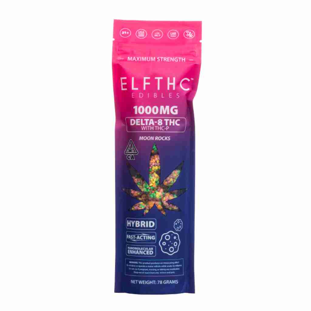 ELF THC Edibles Delta-8 THCP Gummies 1000mg Sour Squirters