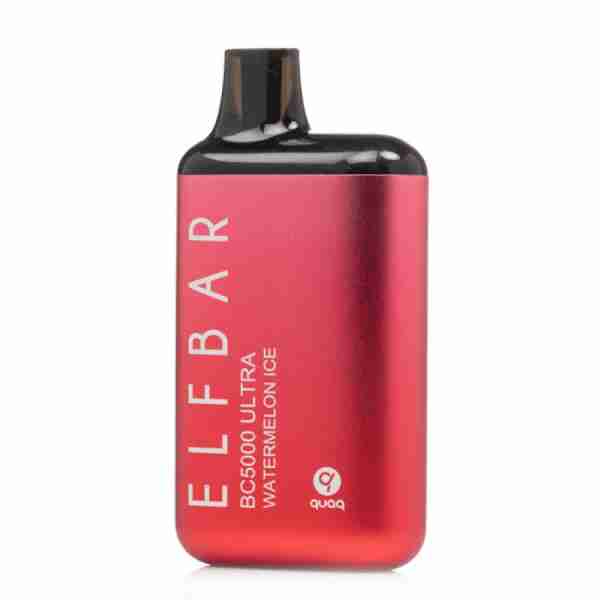 Elf Bar BC5000 Ultra Disposable Vape with Elbbar blood water eliquid.