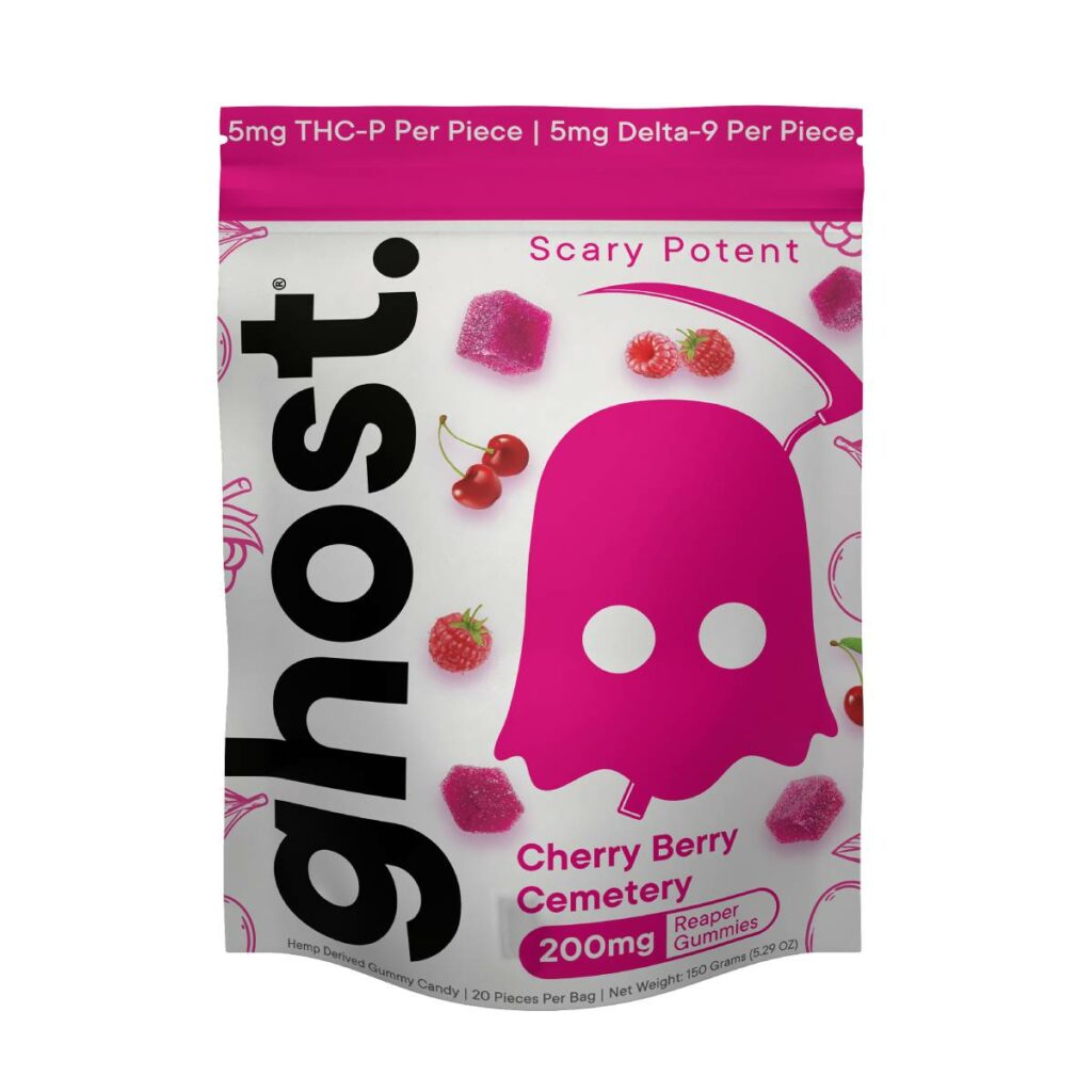 Ghost Reaper Gummies 200mg 20pc Cherry Berry Cemetery