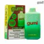 A box of Gumi Bar 8000 Puffs 5% Disposable Vapes with 8000 puffs, filled with iced mint e-liquid.