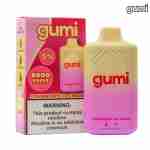 Gumi Bar 8000 Puffs 5% Disposable Vapes strawberry ice cream e-liquid.