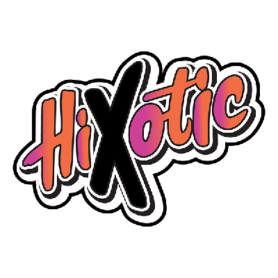 Hiotic logo on a black background.