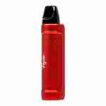 A red Hyde Rebel Pro 5000 Disposable Vape bottle with a black lid.