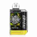 A Lost Vape Orion Bar 7500 Puffs 5% Disposable Vape with a yellow and black design.