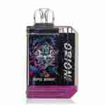 A Lost Vape Orion Bar 7500 Puffs 5% Disposable Vape with a purple and black design on it.