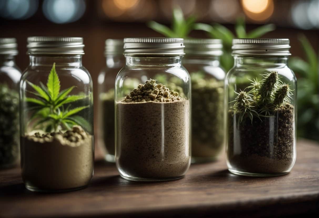 thca marijuana plants power in jars
