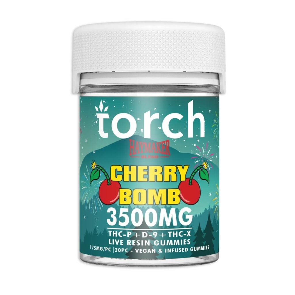 Torch Haymaker Blend Gummies 3500mg 20pc Cherry Bomb
