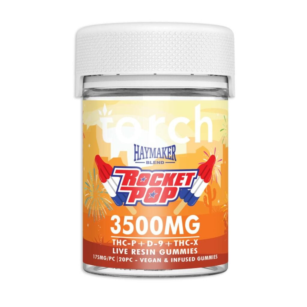 Torch Haymaker Blend Gummies 3500mg 20pc Rocket Pop