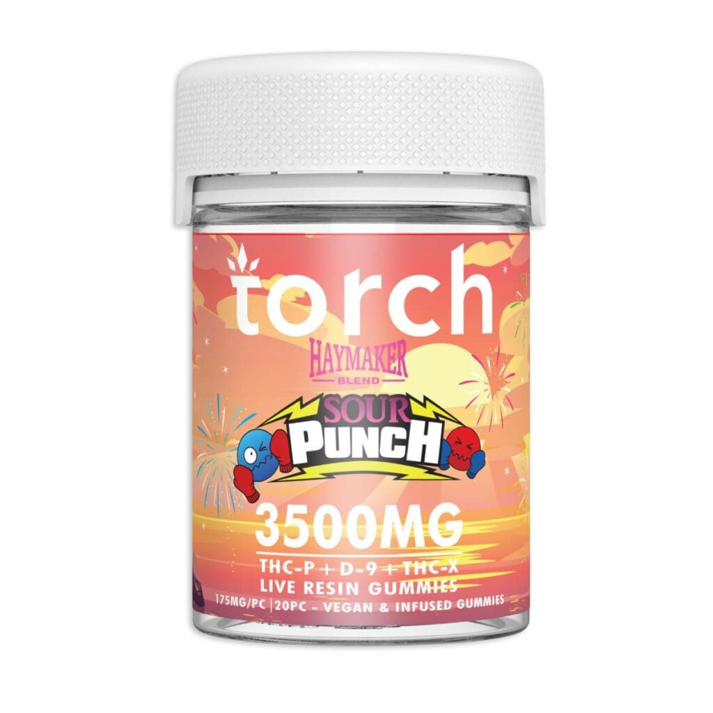 torch haymaker blend gummies 3500mg sour punch