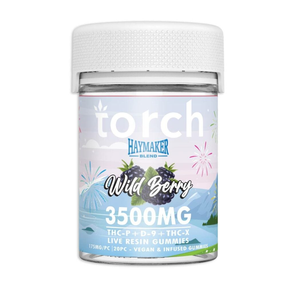 Torch Haymaker Blend Gummies 3500mg 20pc Wild Berry