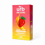 A box of Urb x Toke Station Refined Resin Disposables 6g with a strawberry on it.