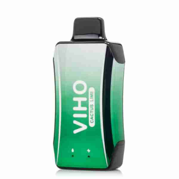 A green and black vape device with the word VIHO Turbo 10000 on it, which is a VIHO Turbo 10000 5% Disposable Vapes.