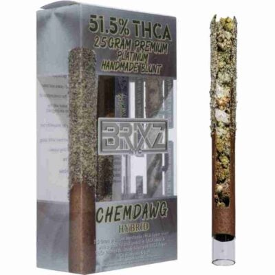 BRIXZ Platinum THCa Pre Roll 2.5g Chemdawg