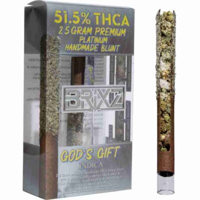 BRIXZ Platinum THCa Pre Roll 2.5g God’s Gift