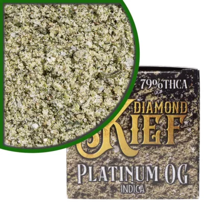 Dazed Diamond THCa Kief 3g Platinum OG