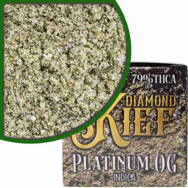 Dazed Diamond THCA Kief 3g Platinum OG
