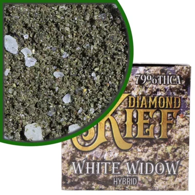 Dazed Diamond THCA Kief white widow