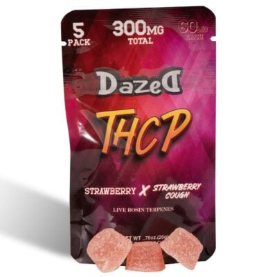 Dazed8 THCP Gummies 300mg 5 Pieces - Strawberry