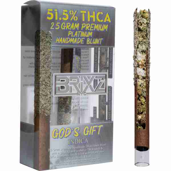 BRIXZ Platinum THCA Pre Roll 2.5g - God's gift - THCA.
