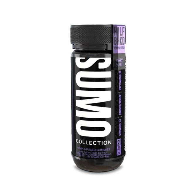Half Bak’d Sumo Gummies 10000mg 25pc Berry Blast