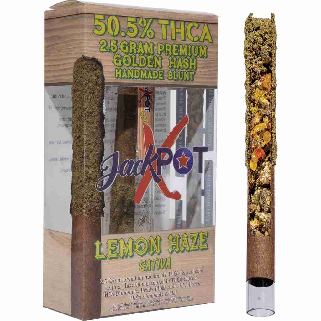 JackPotX Golden Hash THCa Pre Roll 2.5g Lemon Haze