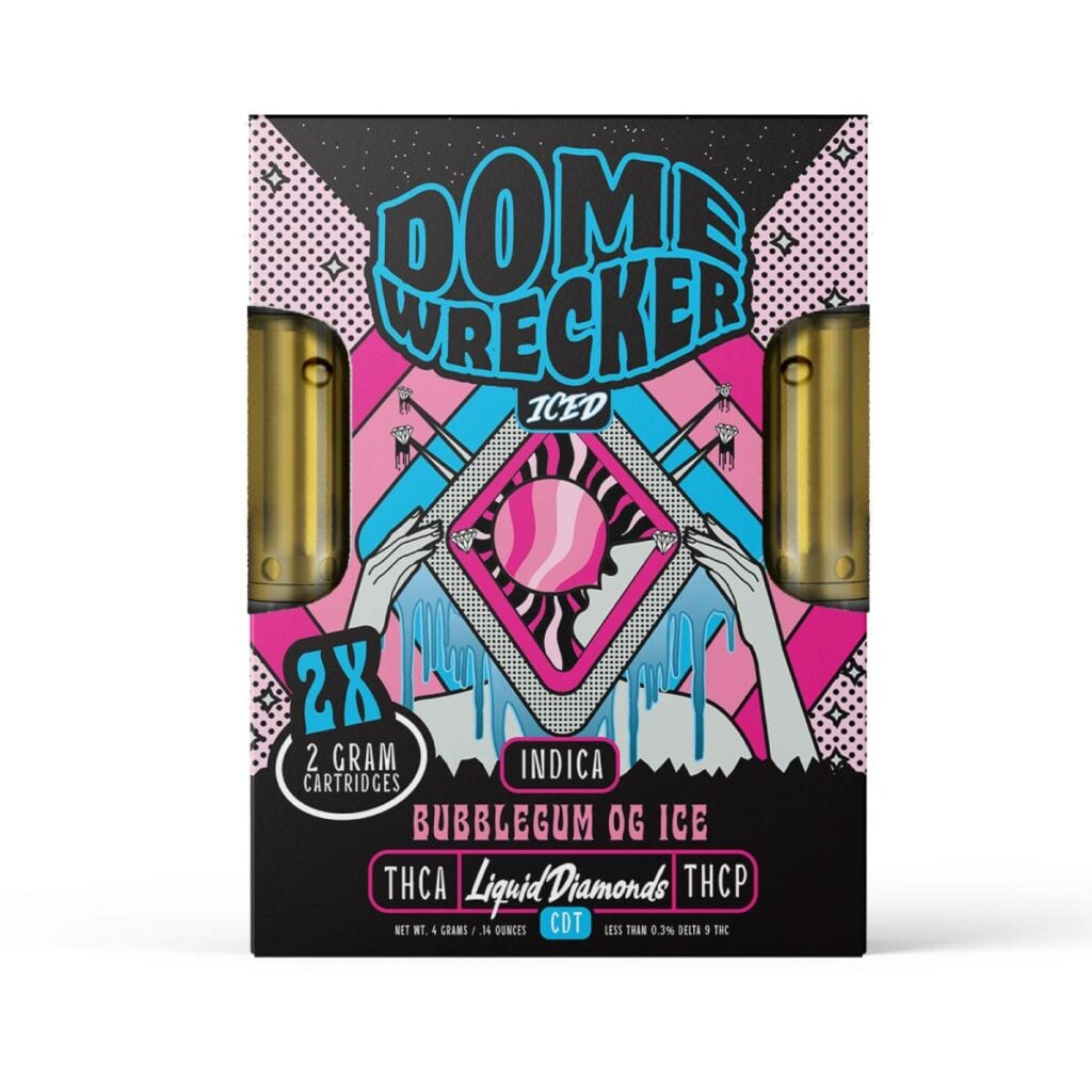 DomeWrecker THCa Cartridge 4g Bubblegum OG (Indica)