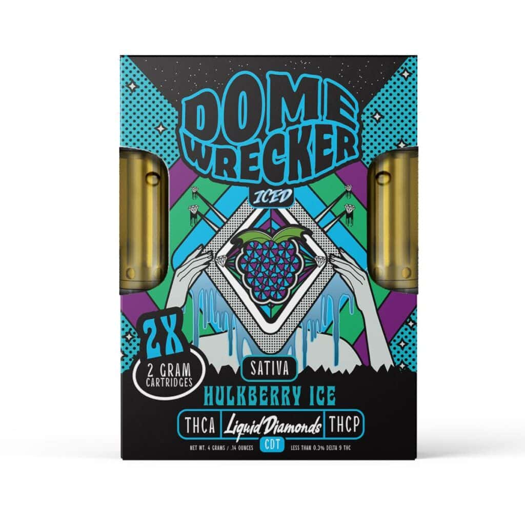 DomeWrecker THCa Cartridge 4g Hulkberry Ice (Sativa)