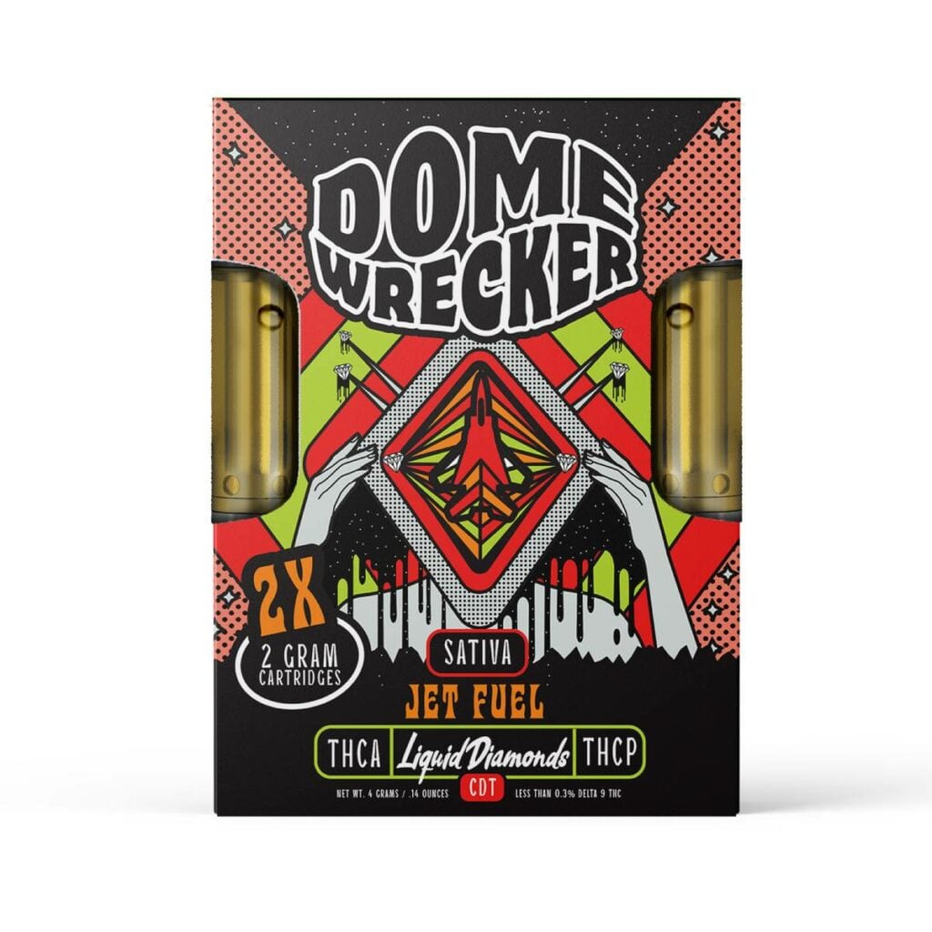 DomeWrecker THCa Cartridge 4g Jet Fuel (Sativa)