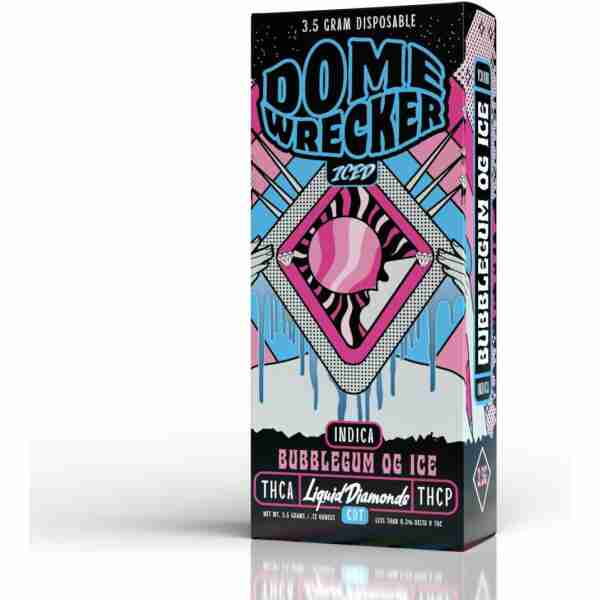 Dome wrecker cbd ice eliquid offers a refreshing twist with its icy cool sensation. This invigorating eliquid combines the smoothness of CBD with the bold flavors of bubblegum OG and