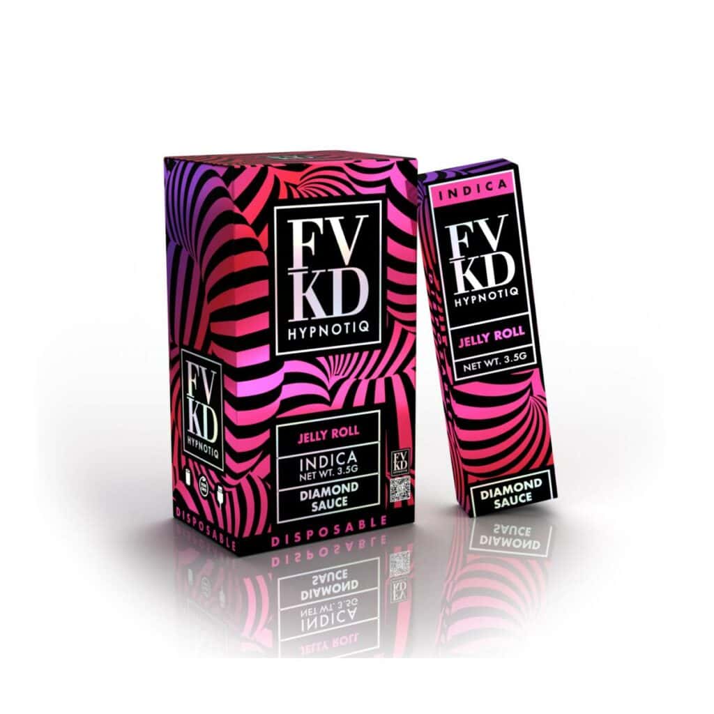 fvkd hypnotiq diamond sauce disposables 3.5g jelly roll
